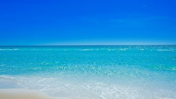 Beach nearby, sun loungers, beach towels