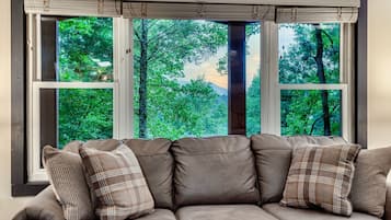 Smart TV, fireplace, video games, foosball