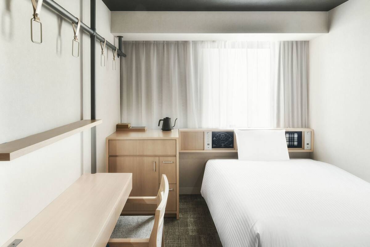 Down duvets, desk, blackout curtains, free WiFi