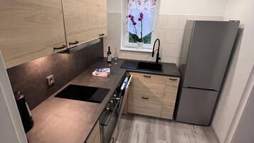 Kühlschrank, Mikrowelle, Ofen, Geschirrspüler