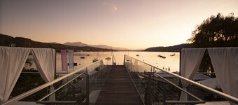 Appartement Direkt am Wörthersee mit Privatstrand und Reserviertem Parkplatz