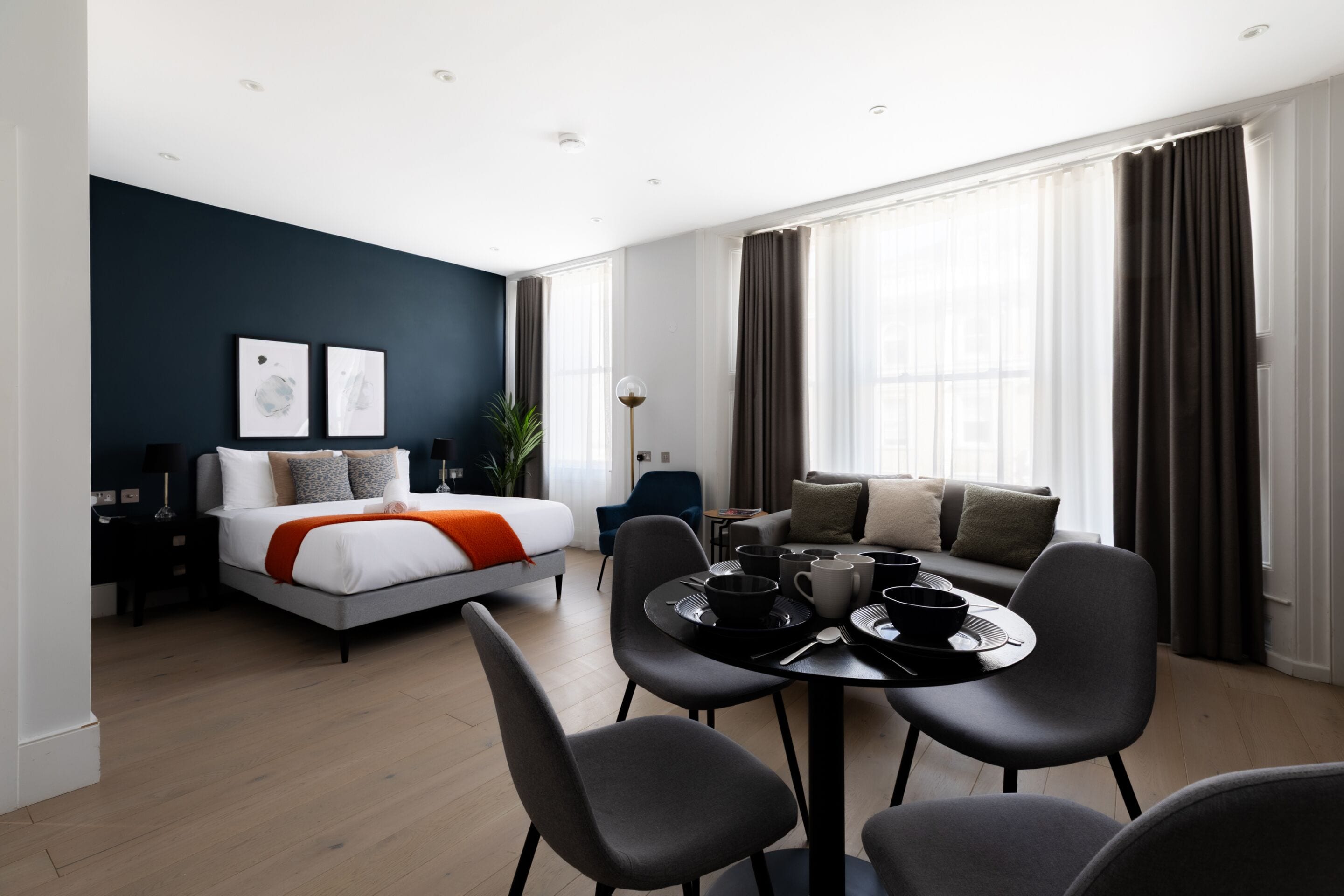 Studio Supérieur, salle de bains privée, vue ville | Wi-Fi gratuit, draps fournis