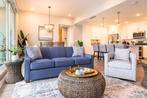 Living area - One Particular Harbour 379-401 · Water Views · Anna Maria Sound · 4 Bikes (Bradenton)