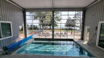 Indoor pool, outdoor pool