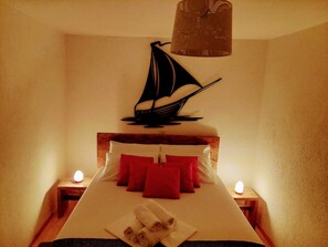 1 chambre, fer et planche Ă repasser, Wi-Fi, draps fournis