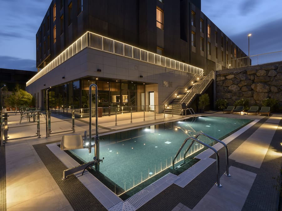 Seasonal outdoor pool