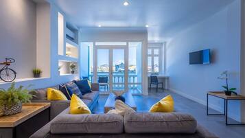 Televisie en een kantoor