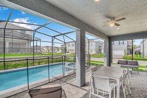 Villa, Multiple Bedrooms | Outdoor dining - Amazing Game Room Your Kids Will Love! 7 Bedroom Villa by RedAwning (Kissimmee)
