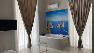 Chambre Luxe, bain Ă remous | Baignoire Ă jets