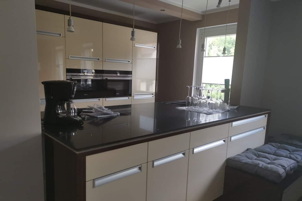 Exclusive Condo | Private kitchen | Full-size fridge, stovetop, dishwasher, toaster
