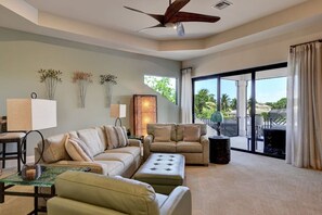 Smart TV, fireplace, video games, table football