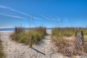 Accommodatie ligt op het strand