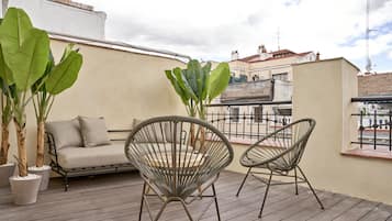 Appartement, 1 slaapkamer, terras | Terras
