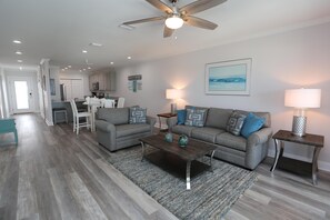 Apartamento, 1 cama de matrimonio grande con sofá cama (Beach Destiny) | Zona de estar