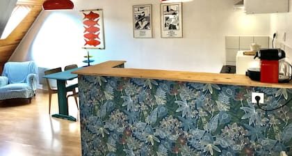 60 m2 PrĂšs du Port, Ville Close et Plages