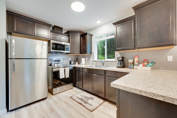 Frigorífic, microones, forn i placa de cuina