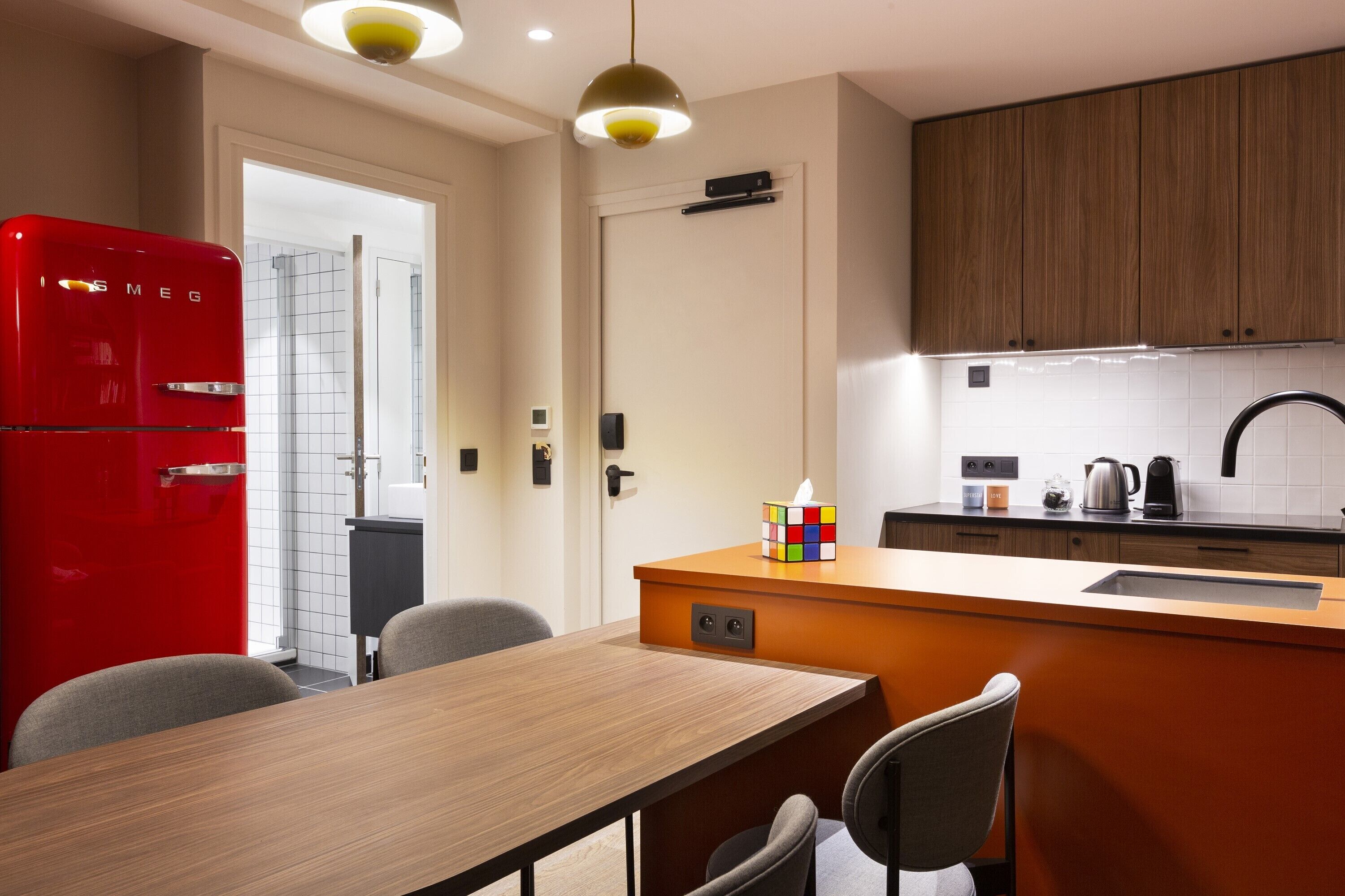 classic apartment | living area