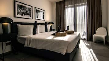 5 soverom, safe på rommet, strykejern/-brett og reiseseng for barn