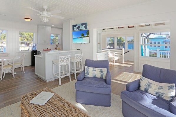 Maison, plusieurs lits (Carolines Cottage) | Coin séjour