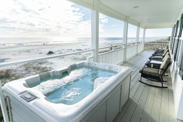 House, Multiple Beds (Coastawhile) | Outdoor spa tub