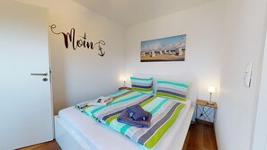 2 bedrooms, iron/ironing board, travel crib, WiFi
