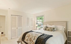 1 bedroom, iron/ironing board, travel crib, free WiFi