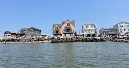Beachfront home with heated pool