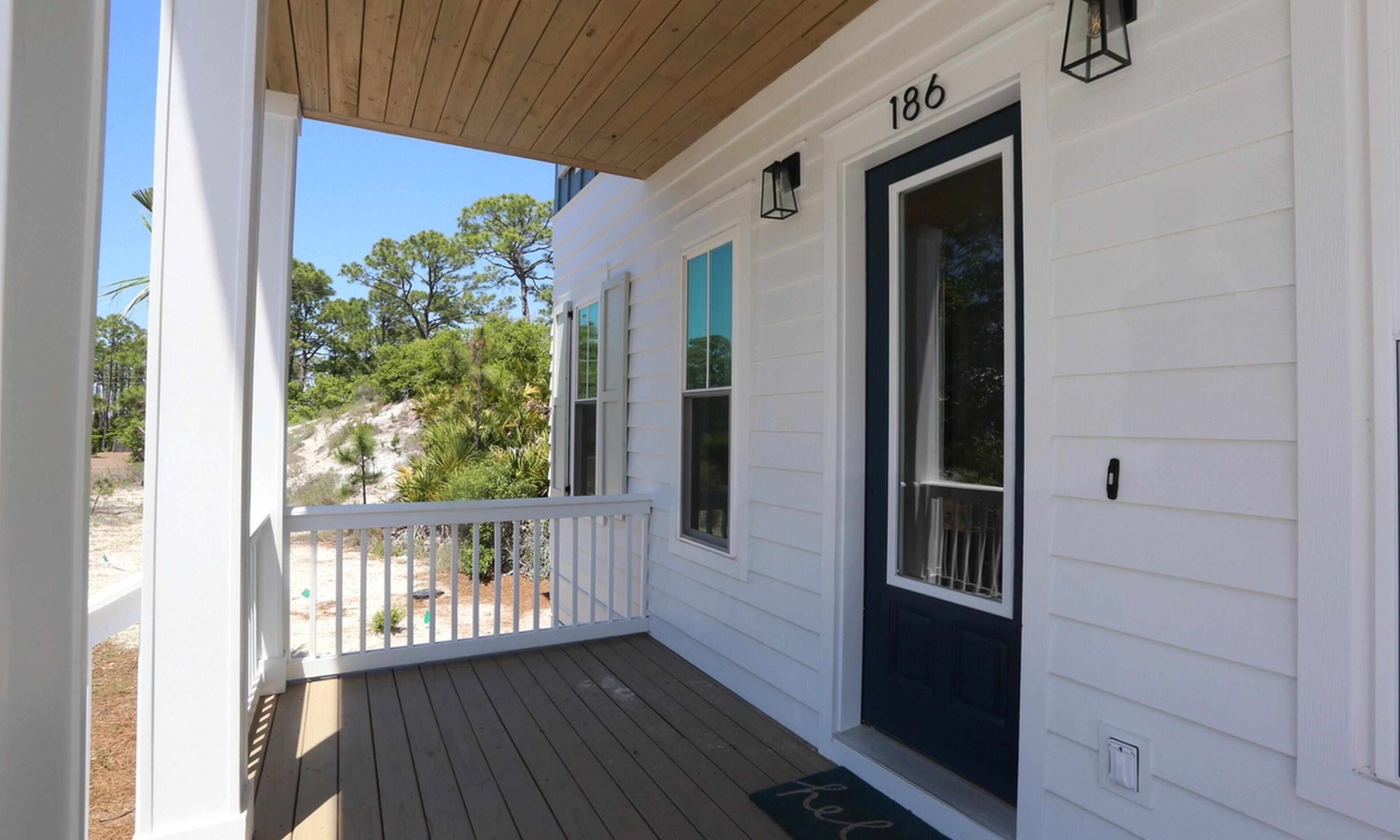 House, Multiple Beds (La Maison Bleue at Cape San Blas) | Balcony