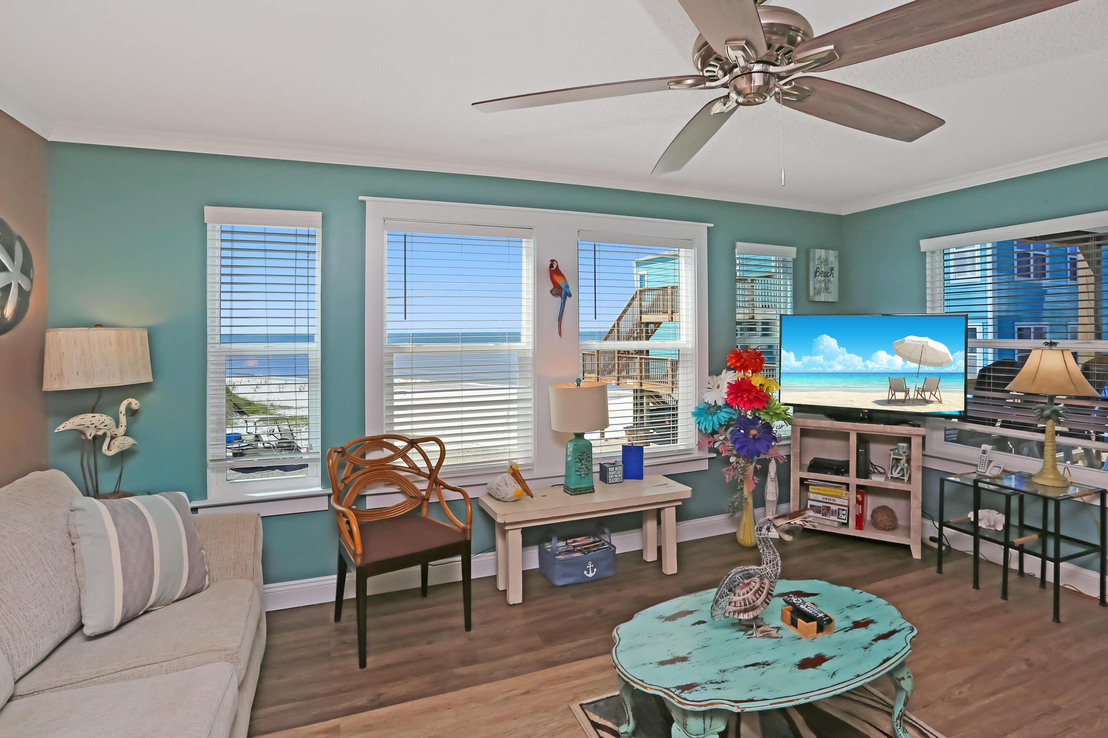 公寓客房, 多張床 (Paradise By The Gulf) | 起居區