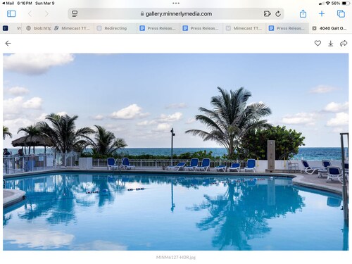 Ocean front, Waterview, two bedroom in Ocean Manor, Ft. Lauderdale