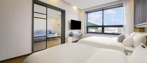 Suíte estúdio premium | Roupas de cama de algodão egípcio, roupas de cama premium