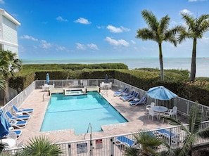 Outdoor pool, a heated pool - Gorgeous Ocean View in Paradise - Three Bedroom Condo - Minutes from Key West! (Key West)