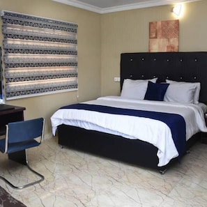 1 bedroom, iron/ironing board, WiFi, bed sheets - Impeccable 2-Bed Lodge (Awoyaya, Ibeju Lekki LG. Lagos, Nigeria)