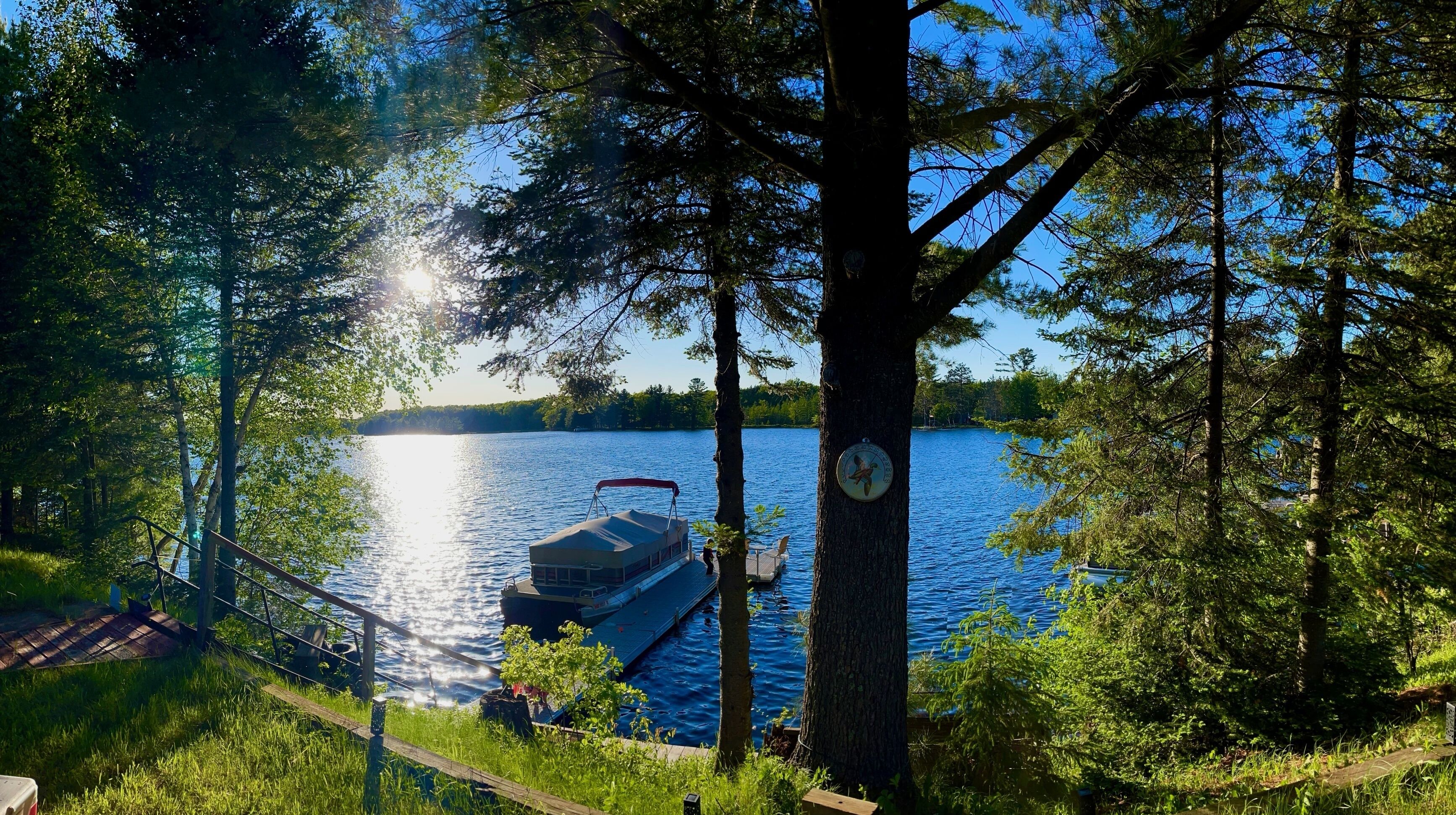 Spacious Cabin on the Lake with Wood Burning Fireplace - ATV/Snowmobile trails