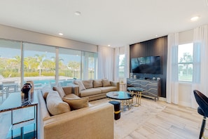 TV, table football, ping pong