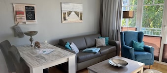 App. Meeresrauscher, Strandnah, Gelkamin u. Balkon - App. mit 1 SZ und Schlafsofa - Aufbettung 3./4