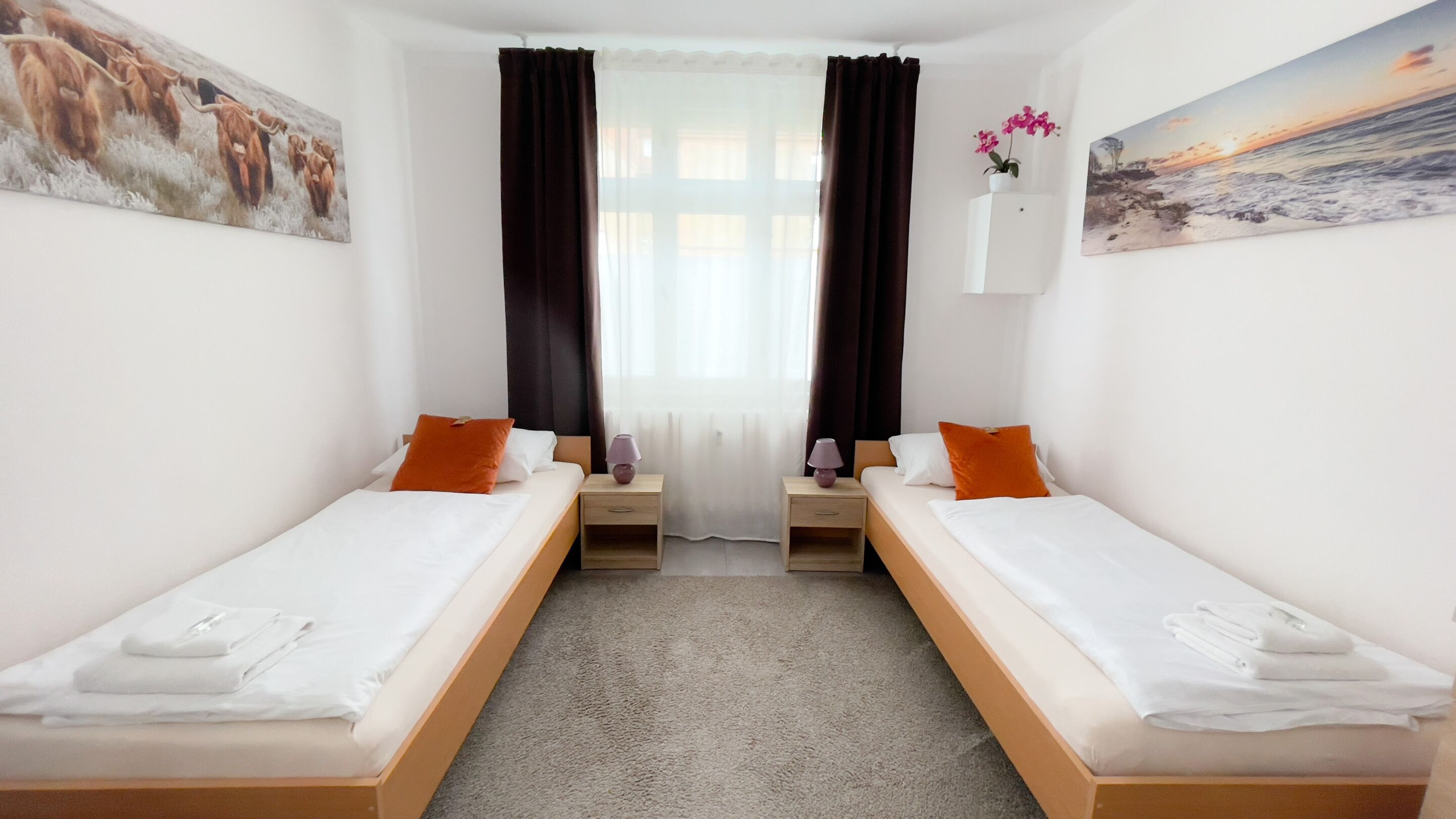 Doppel- oder Zweibettzimmer, Gemeinschaftsbad | Zimmerausstattung