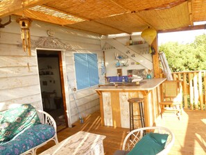 Terrace/patio - Studio Indépendant Terrasse et Kitchenette (Piton Saint-Leu)