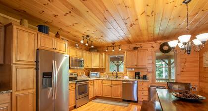 Spacious Log Home with EV Charger