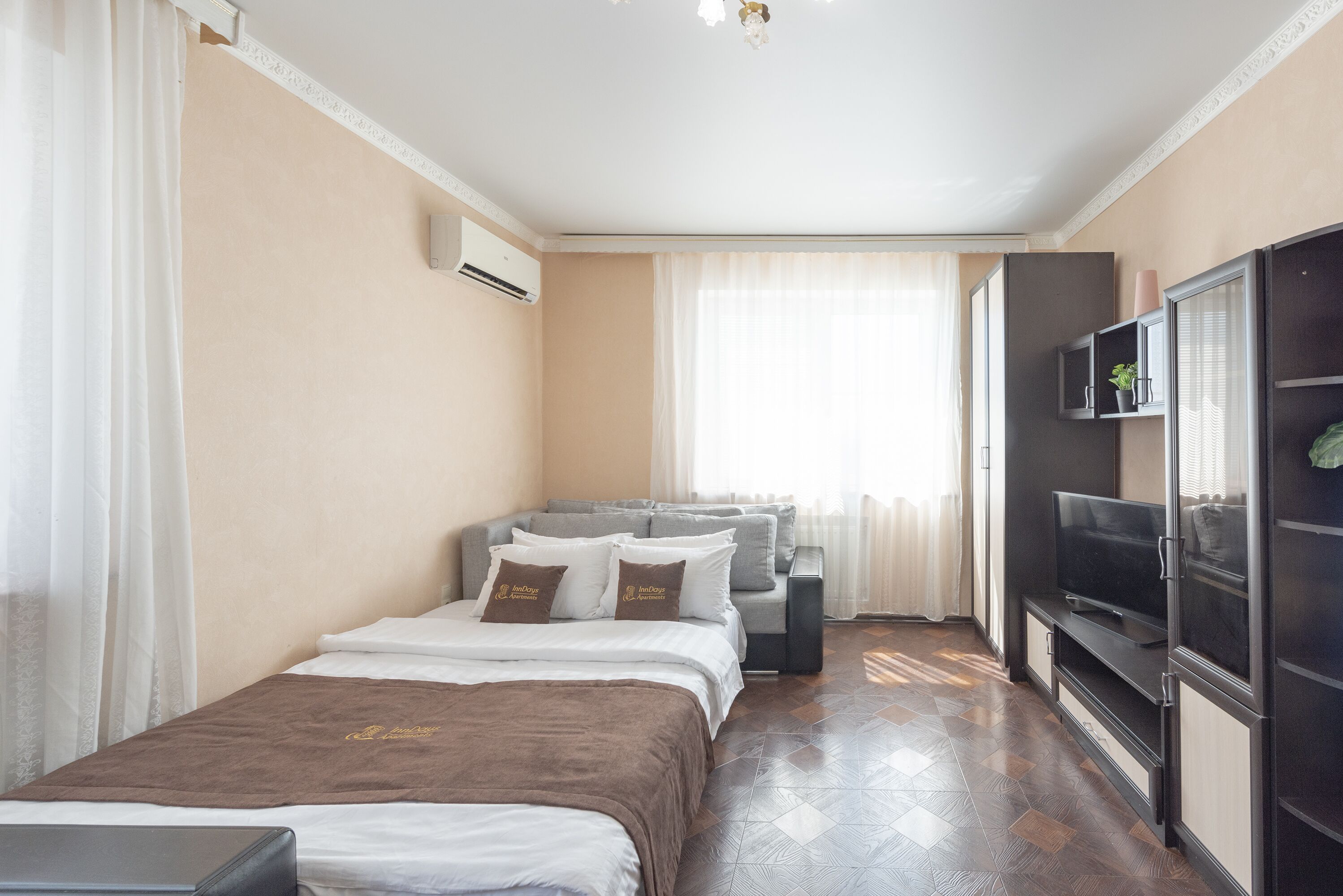 Luxury-Apartment | 1 Schlafzimmer, Verdunkelungsvorhänge, Bügeleisen/Bügelbrett