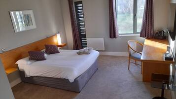 Business Double Room | Desk, iron/ironing board, free WiFi, bed sheets