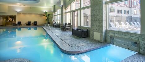 Indoor pool, a heated pool