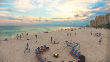 On the beach