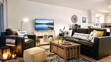 Smart-TV og stereoanlegg