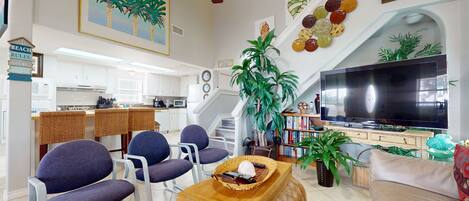 TV, table football, books