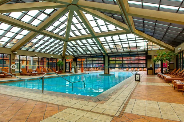 Indoor pool, a heated pool