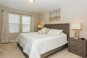 4 bedrooms, iron/ironing board, free WiFi, bed sheets