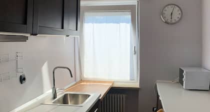A-New Appart./Studio 1p NORTH, for 2-4-6 people, 700 m from cable car AOSTA-PILA