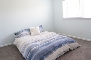 4 bedrooms, travel cot, free WiFi, bed sheets