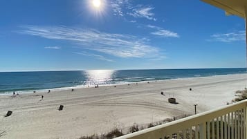 On the beach